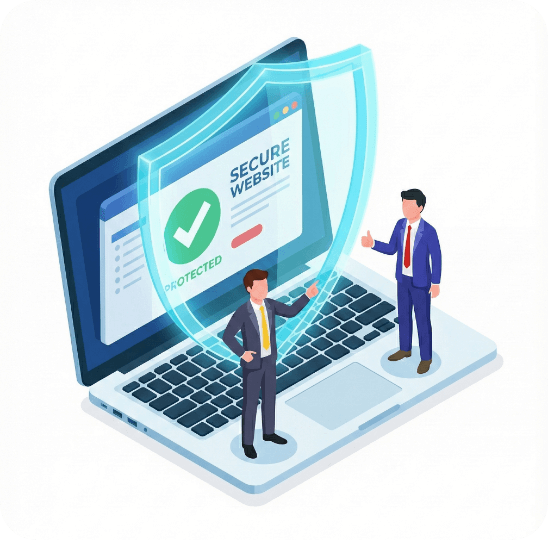 WordPress（ワードプレス）のトラブルのイラスト