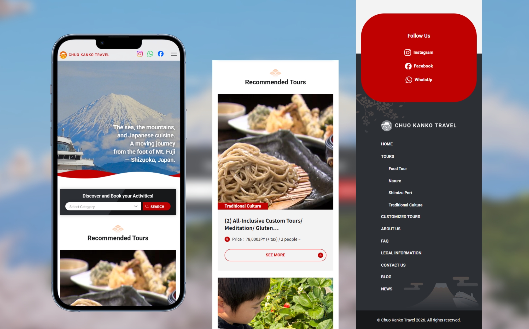 CHUO KANKO TRAVEL SPデザイン